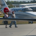 Peter and Kristen arrive at Page Field